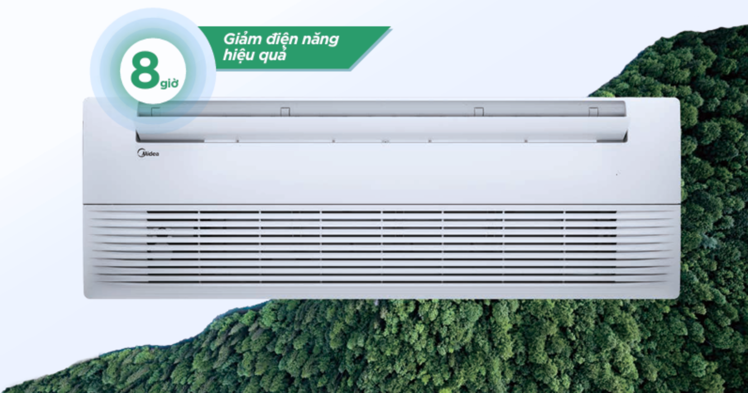 máy lạnh âm trần midea 1 hướng thôi