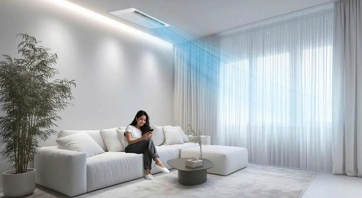 Máy lạnh âm trần Midea