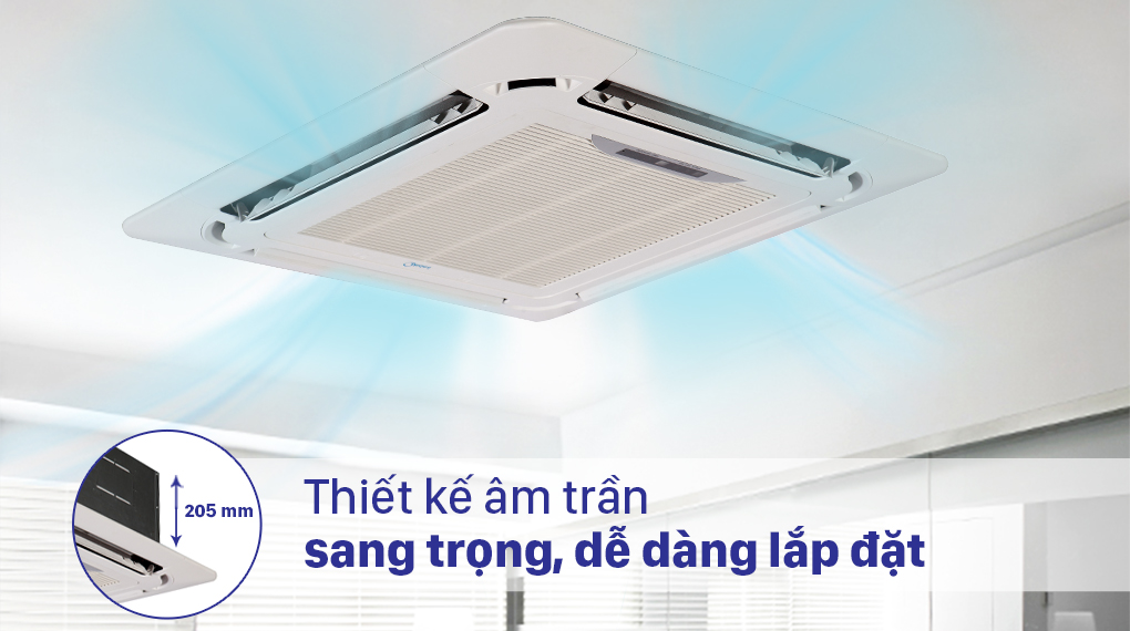 máy lạnh âm trần midea