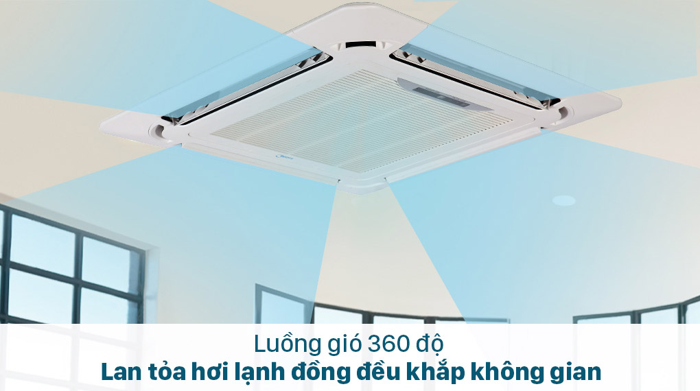 máy lạnh âm trần midea