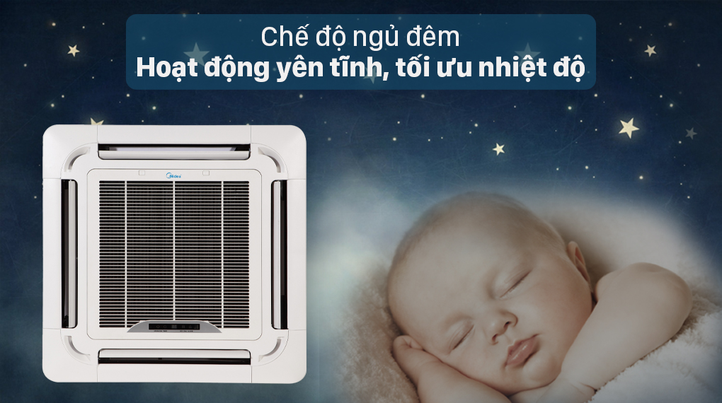máy lạnh âm trần midea