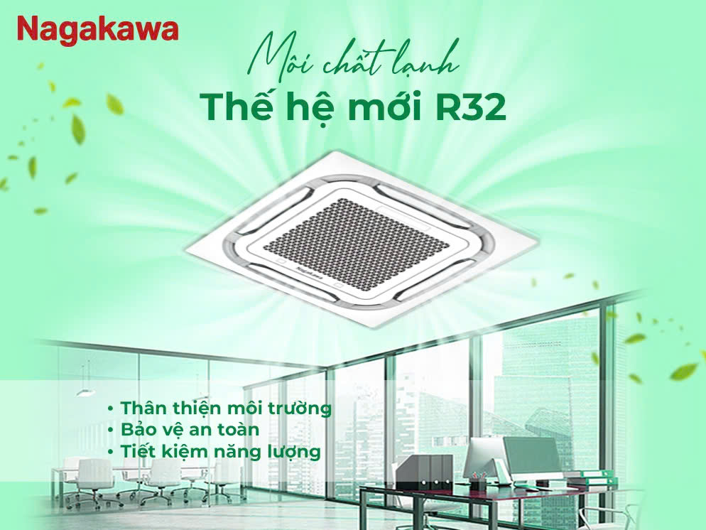 máy lạnh âm trần Nagakawa