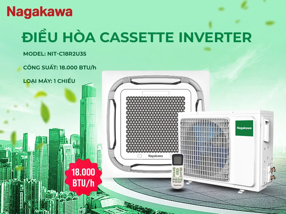 máy lạnh âm trần Nagakawa