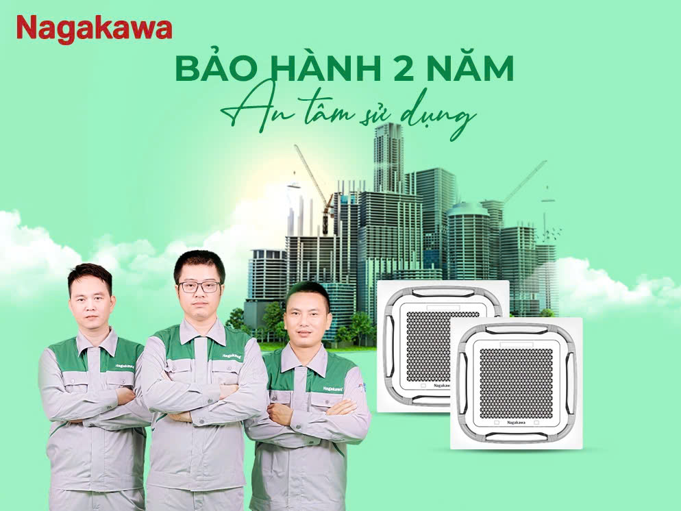 máy lạnh âm trần Nagakawa