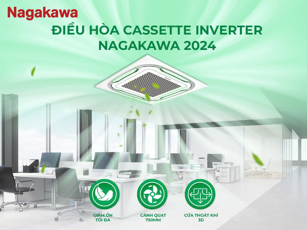 máy lạnh âm trần Nagakawa