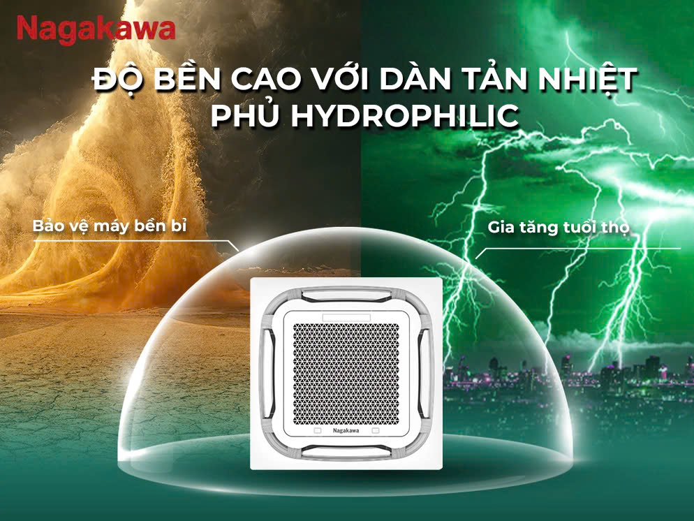 máy lạnh âm trần Nagakawa