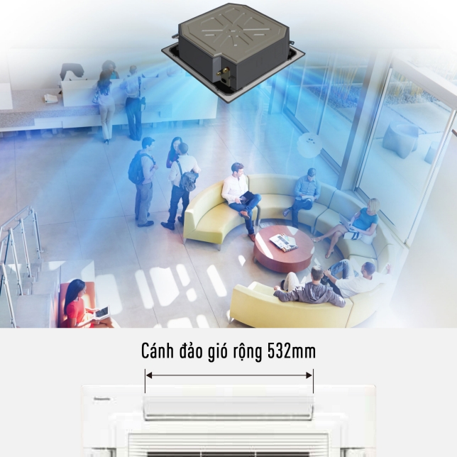 máy lạnh âm trần panasonic