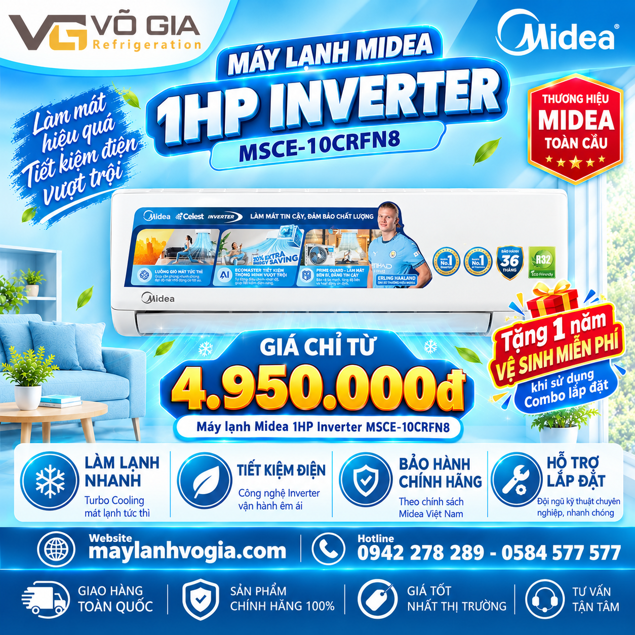 máy lạnh Midea