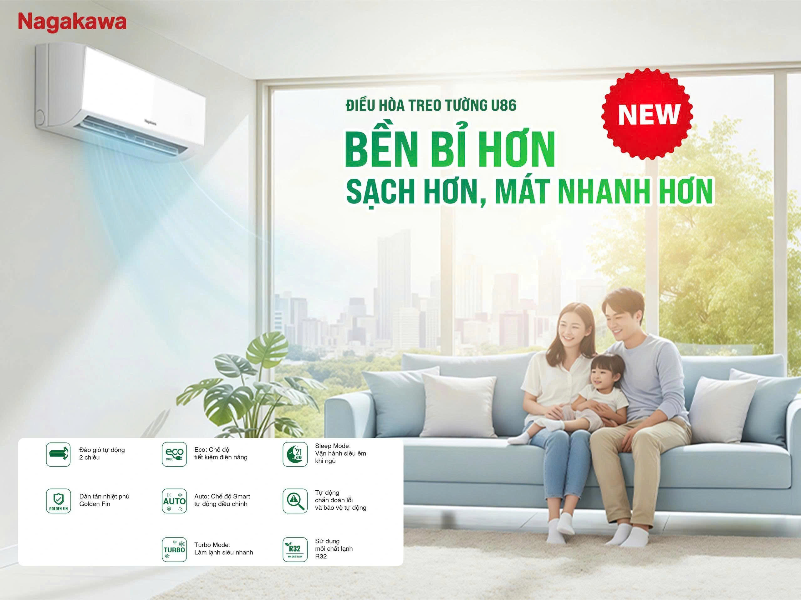 máy lạnh Nagakawa