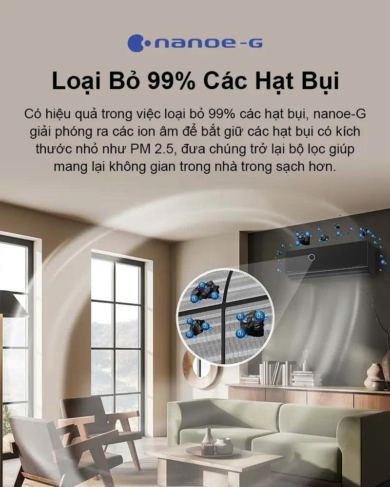 máy lạnh panasonic 1hp inverter