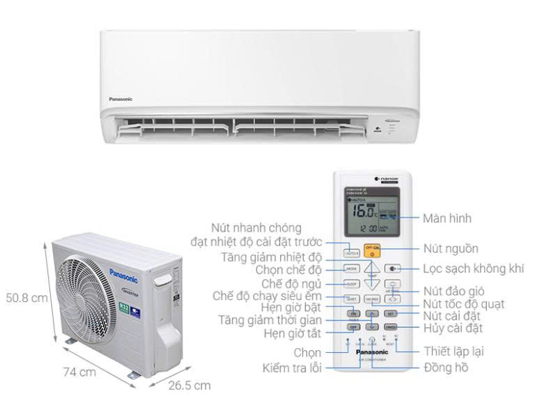 ​​máy lạnh panasonic 2.5hp inverter