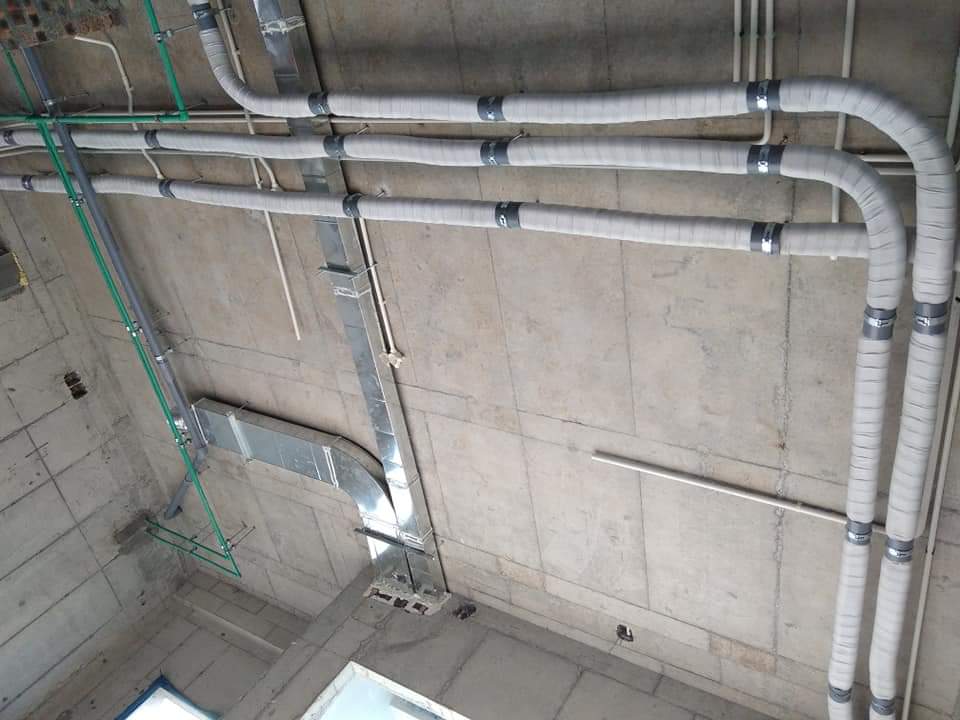 thi công ống đồng máy lạnh